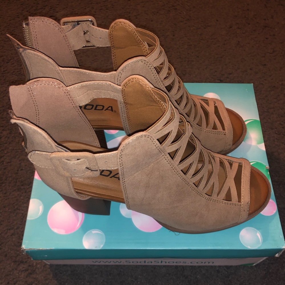 Chunky Heel Booties